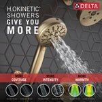 Delta 7-Setting Wall Mount Hand Shower with Cleaning Spray in Lumicoat Champagne Bronze, 55884-CZ-PR, MRSP: $456, FINAL PRICE: $ + TAX