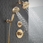 Delta 7-Setting Wall Mount Hand Shower with Cleaning Spray in Lumicoat Champagne Bronze, 55884-CZ-PR, MRSP: $456, FINAL PRICE: $ + TAX