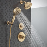 Delta 7-Setting Wall Mount Hand Shower with Cleaning Spray in Lumicoat Champagne Bronze, 55884-CZ-PR, MRSP: $456, FINAL PRICE: $ + TAX