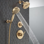 Delta 7-Setting Wall Mount Hand Shower with Cleaning Spray in Lumicoat Champagne Bronze, 55884-CZ-PR, MRSP: $456, FINAL PRICE: $ + TAX