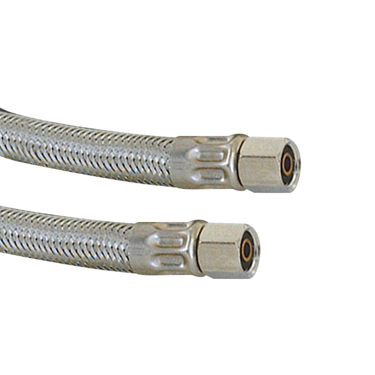 EASTMAN 10-ft 1/4 -in Compression Inlet x 1/4 -in Compression Outlet Stainless steel Ice maker