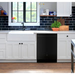 GE 24-in Top Control Built-in Dishwasher ( Black ) , Dry Boost , 55-Decibel
