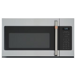 GE Cafe 1.9-cu ft 29.9-in Over-the-Range Microwave with Sensor Cooking (Stainless Steel with Brushed Stainless Handles), CVM519P2PS1 *JR2507, Retail: $839.00, FINAL PRICE: $499.99 + TAX