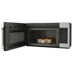 GE Cafe 1.9-cu ft 29.9-in Over-the-Range Microwave with Sensor Cooking (Stainless Steel with Brushed Stainless Handles), CVM519P2PS1 *JR2507, Retail: $839.00, FINAL PRICE: $499.99 + TAX