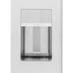 Cafe 24.5-cu ft Counter-Depth 42-in Wide Side-by-Side Refrigerator Built-In Smart Compatible with Ice Maker ,Water and Ice Dispenser ( Stainless Steel with Brushed Stainless Handles )