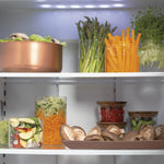 Cafe 24.5-cu ft Counter-Depth 42-in Wide Side-by-Side Refrigerator Built-In Smart Compatible with Ice Maker ,Water and Ice Dispenser ( Stainless Steel with Brushed Stainless Handles )