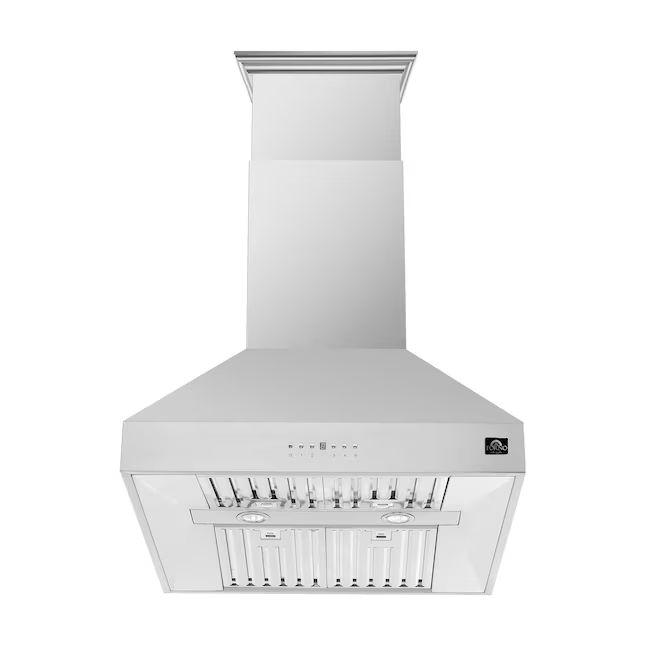 FORNO Coppito 30-in Ducted 600-CFM Stainless Steel Island Range Hood, FRHIS5129-30 *JR2512, Retail: $1,699.00, FINAL PRICE: $899.99 + TAX