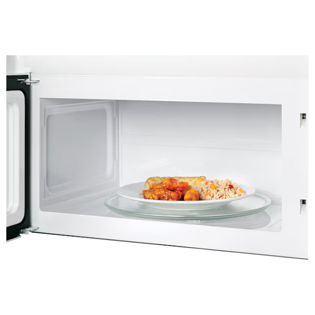 GE 1.6-cu ft 1000-Watt 29.875-in Over-the-Range Microwave (Bisque)