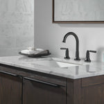 Delta Saylor Two Handle Widespread Bathroom Faucet in Matte Black, 3535-BLMPU-DST, MRSP: $399, FINAL PRICE: $179.99 + TAX