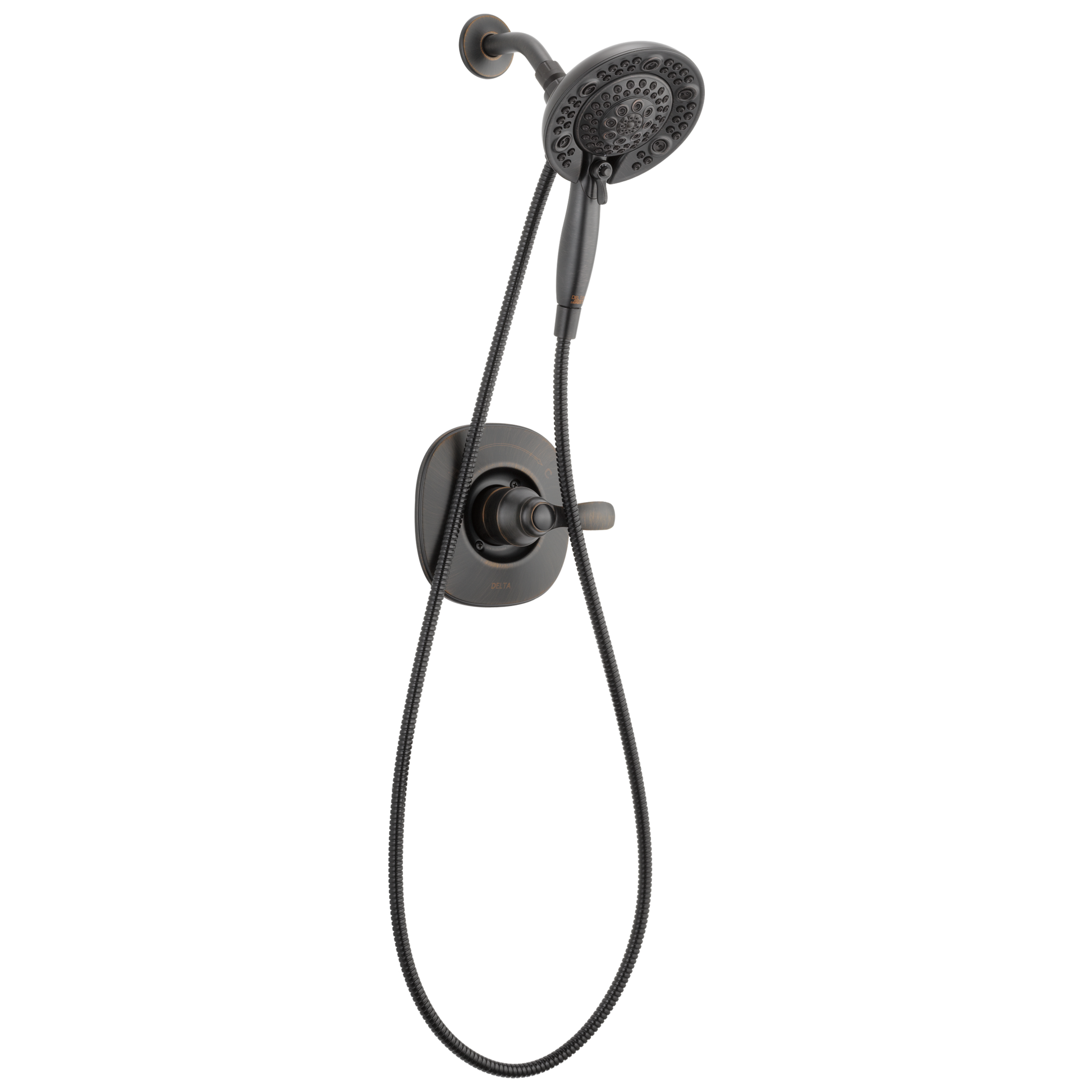 Delta Nura Venetian Bronze 1-handle 6.5-in Round Shower Faucet with Valve (Multi-function)