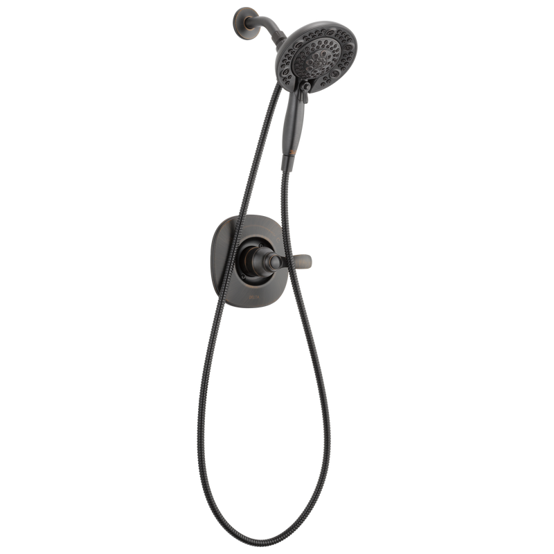 Delta Nura Venetian Bronze 1-handle 6.5-in Round Shower Faucet with Valve (Multi-function)