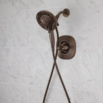 Delta Nura Venetian Bronze 1-handle 6.5-in Round Shower Faucet with Valve (Multi-function)