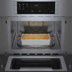 BOSCH 500 Series 1.6-cu ft 950-Watt 29.75-in Built-In Microwave with Sensor Cooking Controls (Stainless Steel)