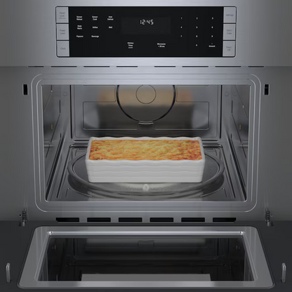 BOSCH 500 Series 1.6-cu ft 950-Watt 29.75-in Built-In Microwave with Sensor Cooking Controls (Stainless Steel)