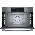 BOSCH 500 Series 1.6-cu ft 950-Watt 29.75-in Built-In Microwave with Sensor Cooking Controls (Stainless Steel)