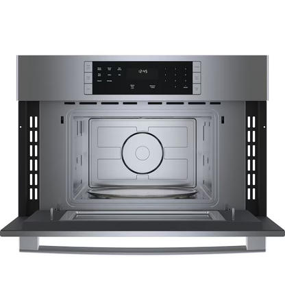 BOSCH 500 Series 1.6-cu ft 950-Watt 29.75-in Built-In Microwave with Sensor Cooking Controls (Stainless Steel)
