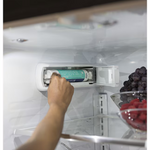GE CAFE Counter-Depth Hot Water Dispenser 22.2-cu ft Smart French Door Refrigerator with Ice Maker - Water and Ice Dispenser (Stainless Steel) ENERGY STAR