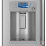 GE CAFE Counter-Depth Hot Water Dispenser 22.2-cu ft Smart French Door Refrigerator with Ice Maker - Water and Ice Dispenser (Stainless Steel) ENERGY STAR