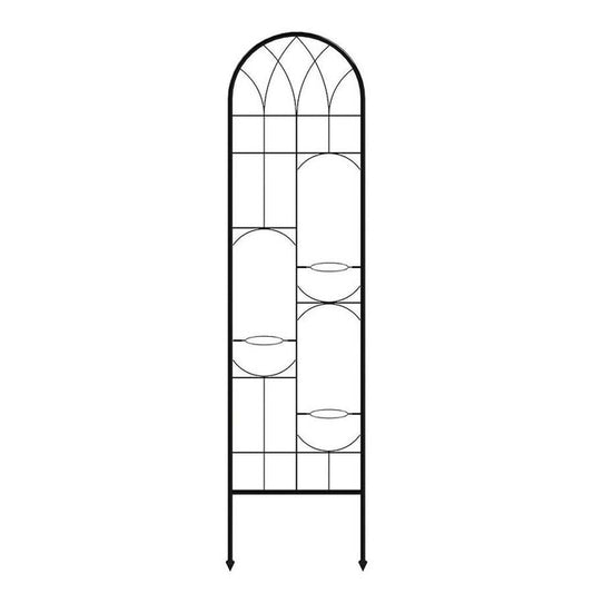 Garden Craft 3 Pot Trellis Planter Gothic Patio Trellis 60in x 20in 832111, MSRP: $29.98, [FB016] CLEARANCE PRICE: $9.99 + TAX