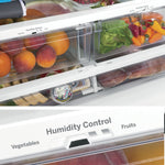 GE Standard-Depth 24.8-cu ft 3 -Door 33-in Wide French Door Refrigerator with Ice Maker with Water Dispenser ( Fingerprint-resistant Stainless Steel ) ENERGY STAR Certified