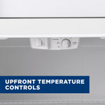 GE 17.5-cu ft Standard-Depth 28-in Wide Top-Freezer Refrigerator ( Fingerprint Resistant Stainless Steel )