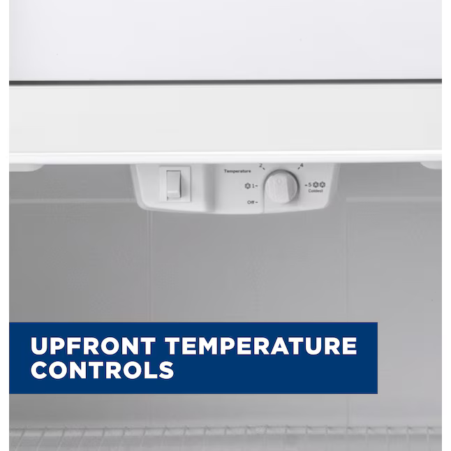 GE 17.5-cu ft Standard-Depth 28-in Top-Freezer Refrigerator (White), GTS18HGNRWW *JR2512, Retail: $999.00, FINAL PRICE: $479.99 + TAX