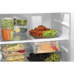 GE 17.5-cu ft Standard-Depth 28-in Wide Top-Freezer Refrigerator ( Fingerprint Resistant Stainless Steel )