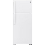 GE 17.5-cu ft Standard-Depth 28-in Top-Freezer Refrigerator (White), GTS18HGNRWW *JR2512, Retail: $999.00, FINAL PRICE: $479.99 + TAX