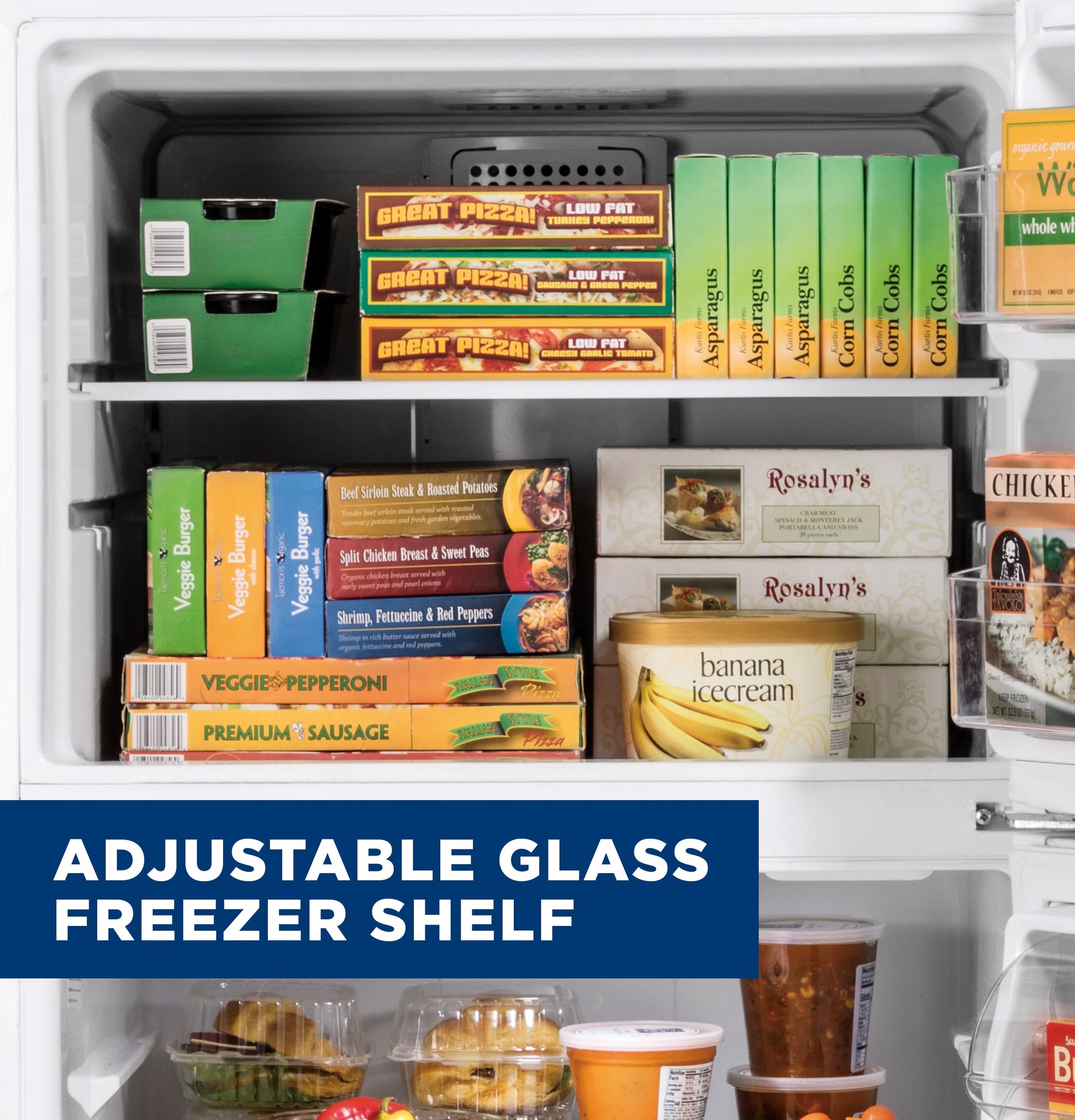 GE 17.5-cu ft Standard-Depth 28-in Wide Top-Freezer Refrigerator ( Fingerprint Resistant Stainless Steel )