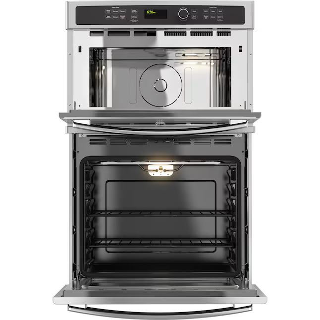 GE 27 inch Self-cleaning Microwave Wall Oven Combo ( Stainless steel )