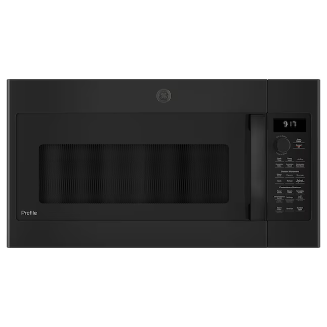 GE Profile 1.7-cu ft Air Fry Over-the-Range Convection Microwave with Sensor Cooking (Black), PVM9179DRBB *HD2509, Retail: $759.00, FINAL PRICE: $479.99 + TAX
