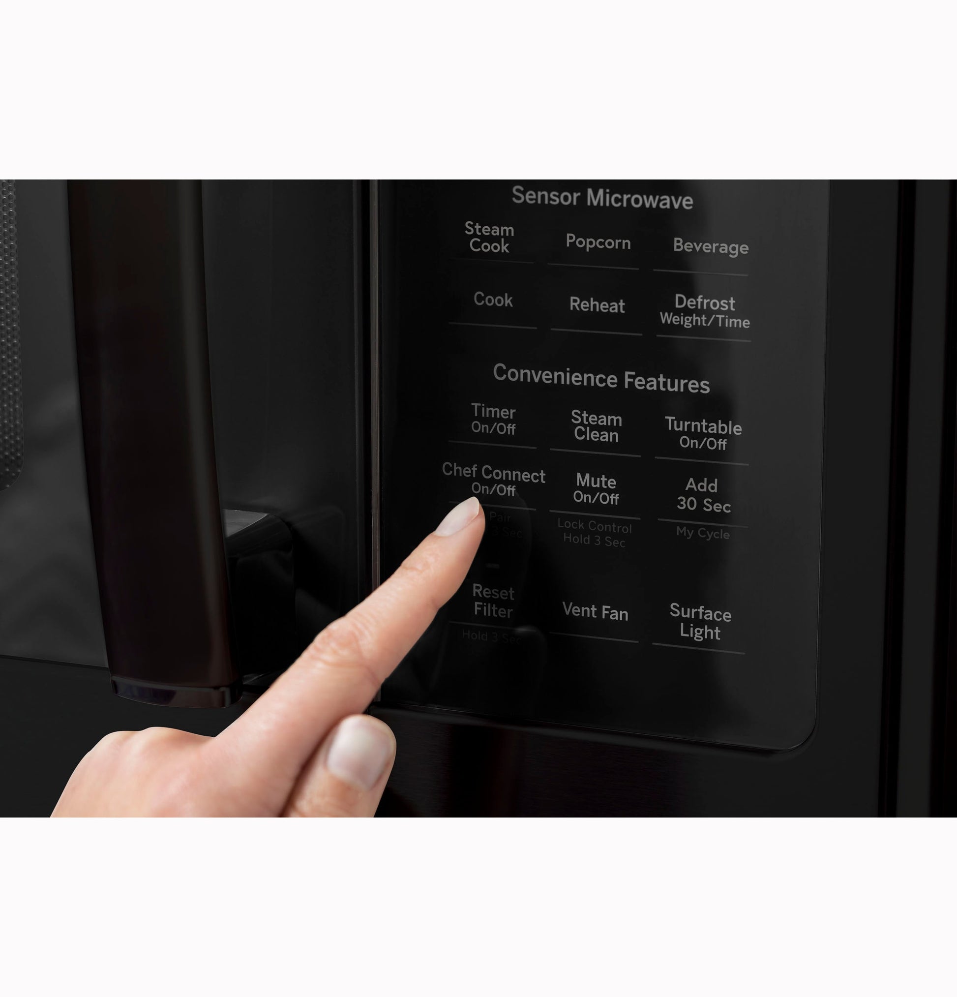 GE Profile 1.7-cu ft Air Fry Over-the-Range Convection Microwave with Sensor Cooking (Black)