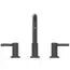 allen + roth Harlow Matte Black Widespread 2-handle WaterSense High-arc Residential Handle Bathroom Sink Faucet with Drain, 67693W-617001, #1102764, MSRP: $99.00, FINAL PRICE: $59.99 + TAX