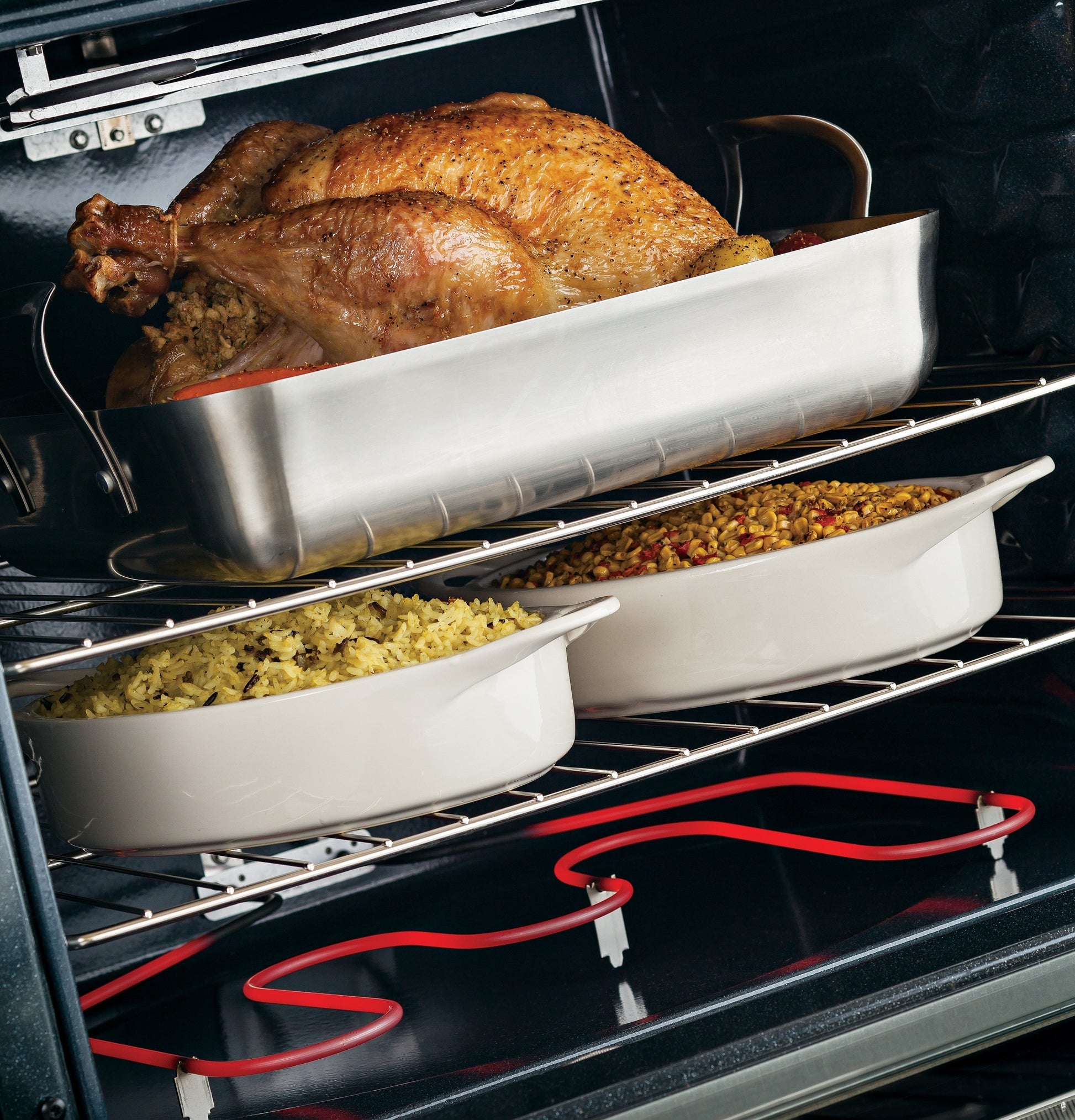 GE 30-in Glass Top 4 burners 4.4-cu ft Drop-In Electric Range ( Black ), JD630ST3SS, FINAL PRICE: $1,299.99