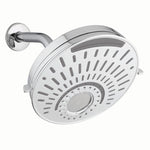 Alpine Reserve Nottingham 5 -Spray Chrome 8-in Round Shower Head 1.8 GPM
