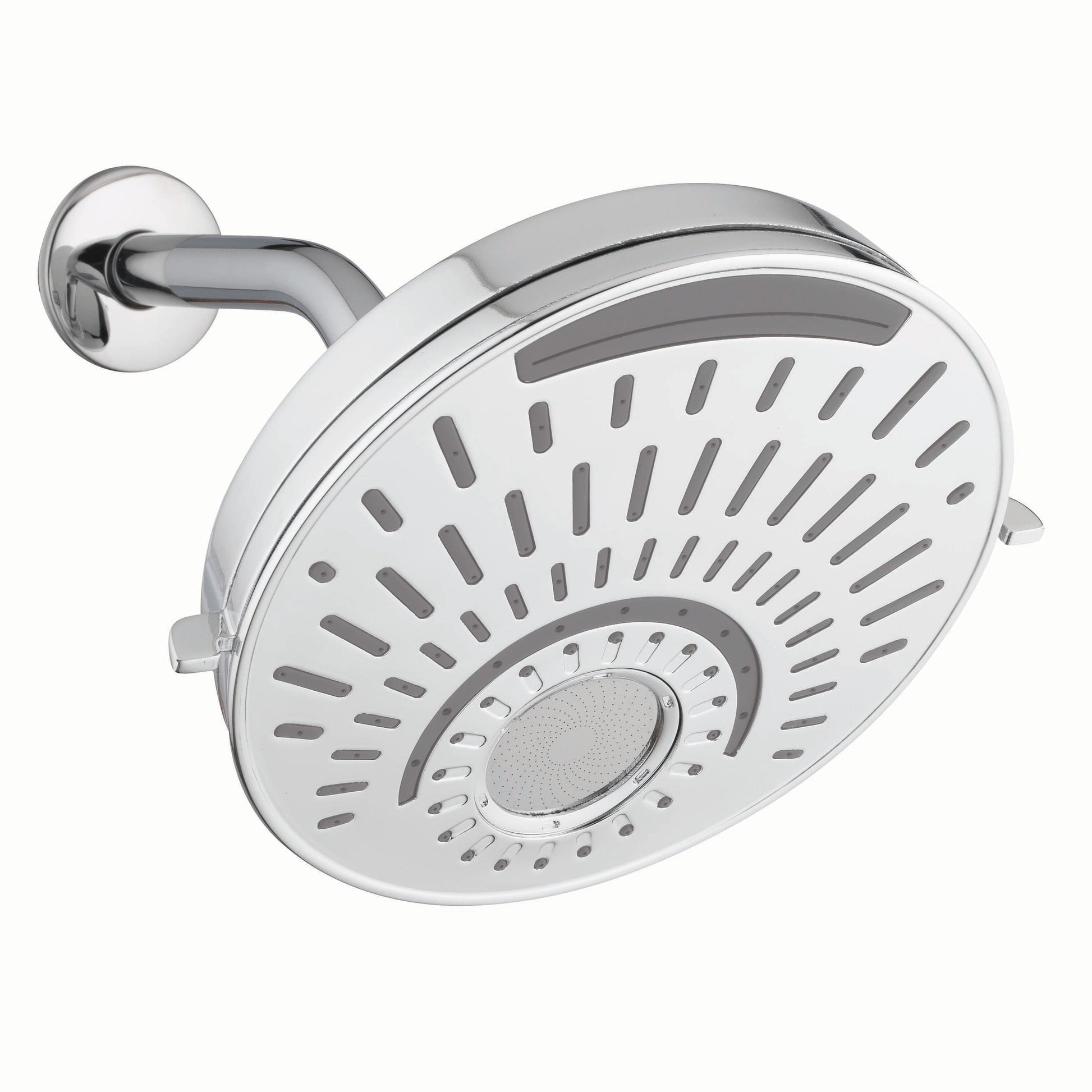 Alpine Reserve Nottingham 5 -Spray Chrome 8-in Round Shower Head 1.8 GPM