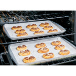 Cafe Modern Glass 30-in 6 burners 5.6-cu ft Air Fry Convection Oven Slide-In Natural Gas Range ( Platinum