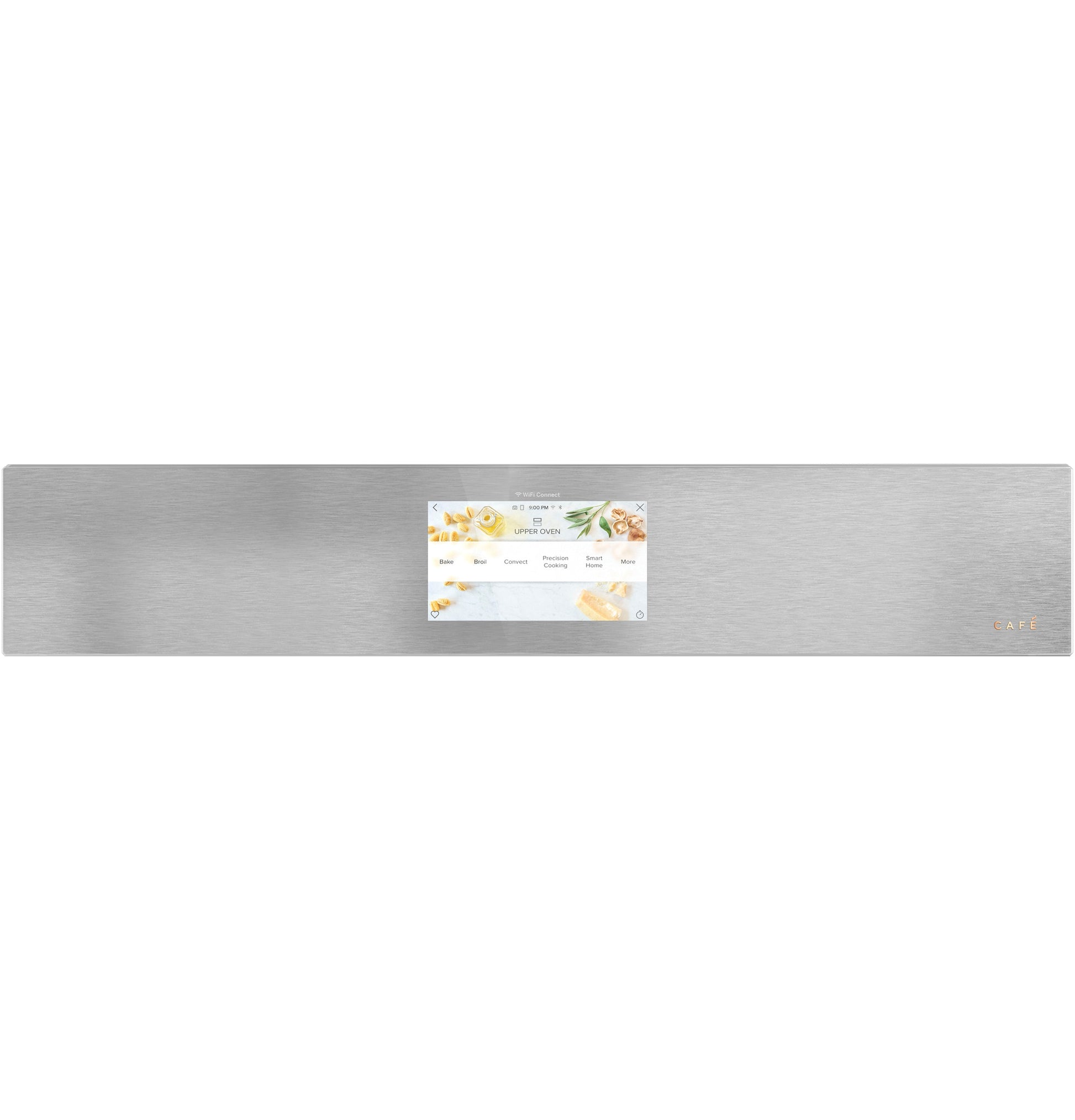 GE Cafe Modern Glass 30 inch Double Electric Wall Oven with Air Fry Self + Steam Cleaning ( Platinum Glass )