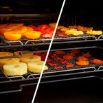 Cafe Modern Glass 30 inch Double Electric Wall Oven with Air Fry Self + Steam Cleaning ( Platinum Glass )