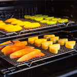 Cafe Modern Glass 30 inch Double Electric Wall Oven with Air Fry Self + Steam Cleaning ( Platinum Glass )