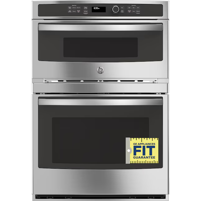 GE 30-in Self-cleaning Microwave Wall Oven Combo (Stainless Steel), JT3800SHSS/A *JR2508, Retail: $3,999.00, FINAL PRICE: $1,799.99 + TAX