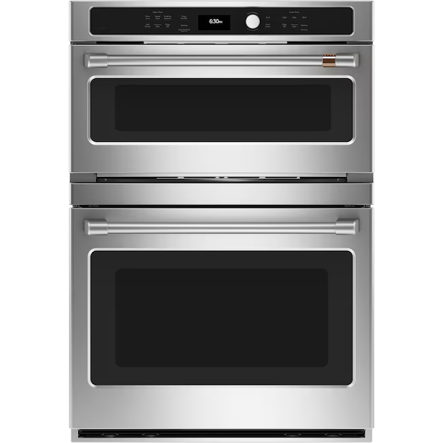 GE Cafe 30-in Self + Steam Cleaning Microwave Wall Oven Combo (Stainless Steel), CTC912P2NS1 *JR2507, Retail: $5,499.00, FINAL PRICE: $3,199.99 + TAX