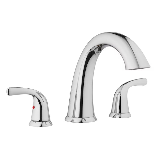 Project Source Chrome 2-handle Deck-mount Roman High-arc Bathtub Faucet, 74-BRT2-PSCH, MSRP: $169.00, FINAL PRICE: $99.99 + TAX