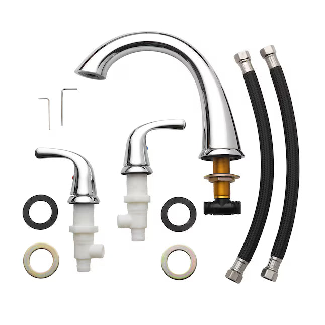 Project Source Chrome 2-handle Deck-mount Roman High-arc Bathtub Faucet, 74-BRT2-PSCH, MSRP: $169.00, FINAL PRICE: $99.99 + TAX