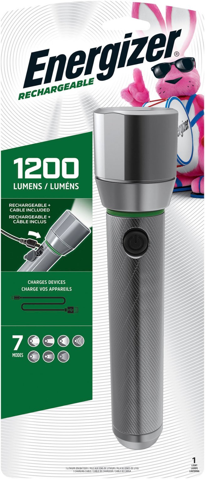 Energizer Vision HD Metal Rechargeable Light, 150196 *JR2407, MSRP: $36.99, Final Price: $19.99 +Tax