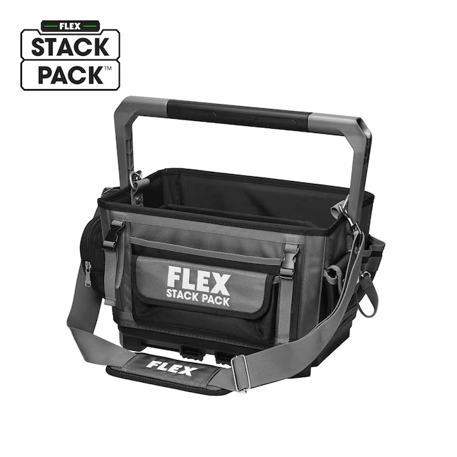 FLEX STACK PACK Gray Ballistic Polyester 10.6-in Tool Tote, FS1201 5266209, MSRP: $99.98, FINAL:
