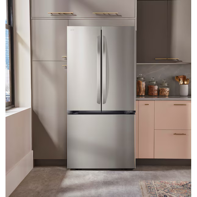 LG Counter-Depth 20.8-cu ft 3-Door French Door Refrigerator with Ice Maker (PrintProof Stainless Steel), LF21G6200S/05 *JR2508, Retail: $2,188.00, FINAL PRICE: $1,099.99 + TAX
