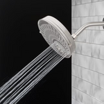 allen + roth Nottingham 5 -Spray Brushed Nickel 8-in Round Shower Head 1.8 GPM