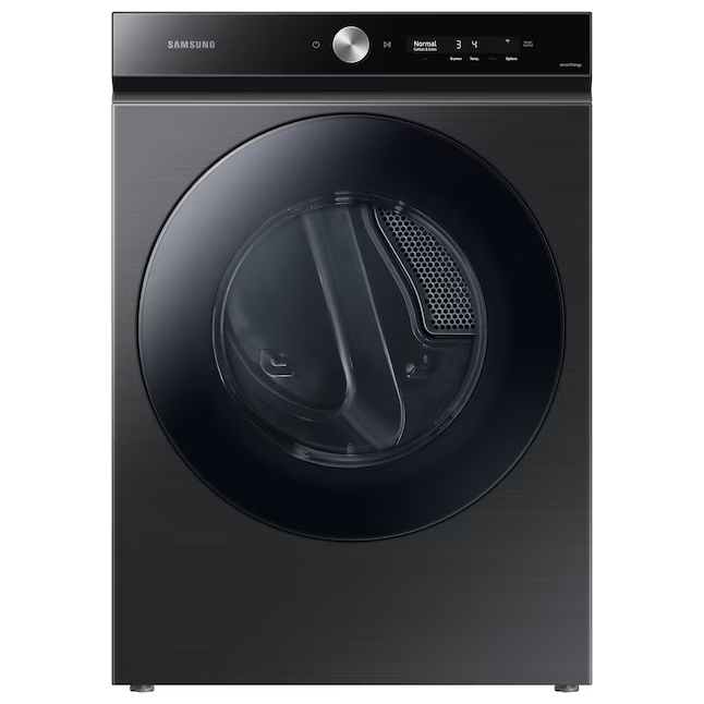Samsung Extra Large Stackable Steam Cycle Vented Electric Dryer in Brushed Black, DVE53BB8700V *JR2509, Retail: $1,399.00, FINAL PRICE: $699.99 + TAX