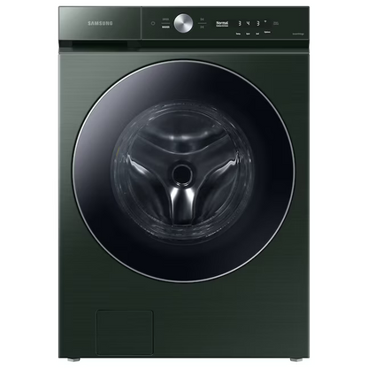Samsung - Bespoke 5.3 cu. ft. Ultra Capacity Front Load Washer with AI OptiWash and Auto Dispense - Forest Green
